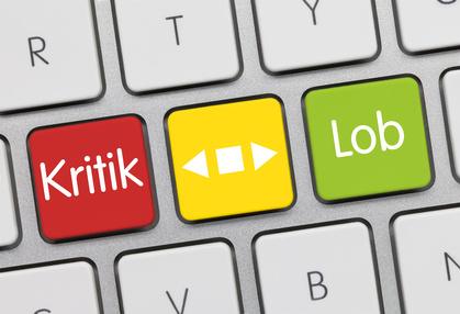 Kritik, Lob Tastatur Finger