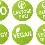 Bio, Vegan, Glutenfrei, vegetarisch, Laktosefrei