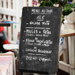 Speisekarten-Aufsteller