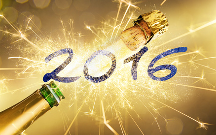 Silvester 2016 mit Sekt