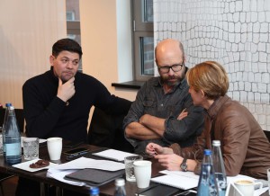 Tim Mälzer, Patrick Rüther und Yvonne Tschebull