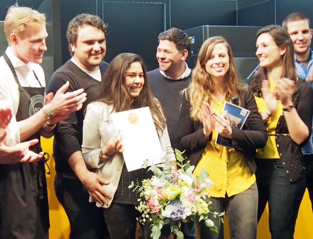 Die Gewinner des Gastro Startup-Wettbewerbs 2016 mit Tim Mälzer