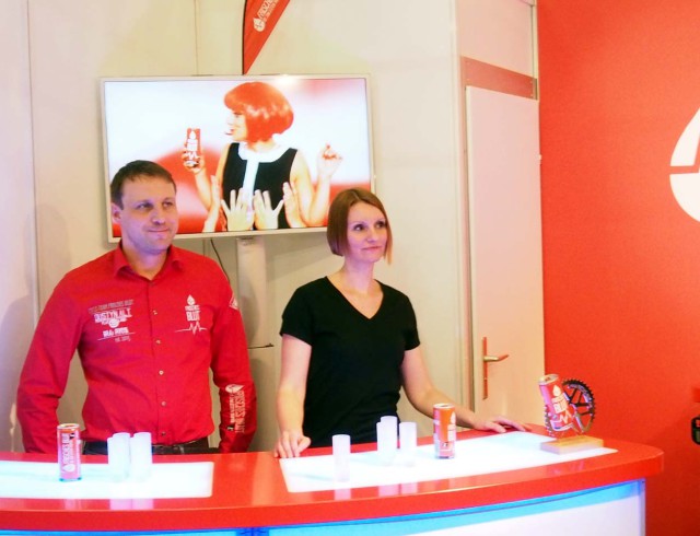 Energy Drink "Frisches Blut" - Internorga Stand