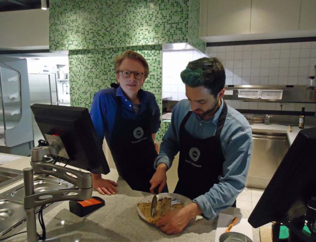 frisches Pizzabrot im ROK