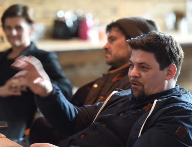 Tim Mälzer bei Jurysitzung Gastro Startup