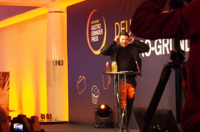 Tim Mälzer beim Gastro-Gründerpreis 2018 Tim Mälzer beim Gastro-Gründerpreis 2018