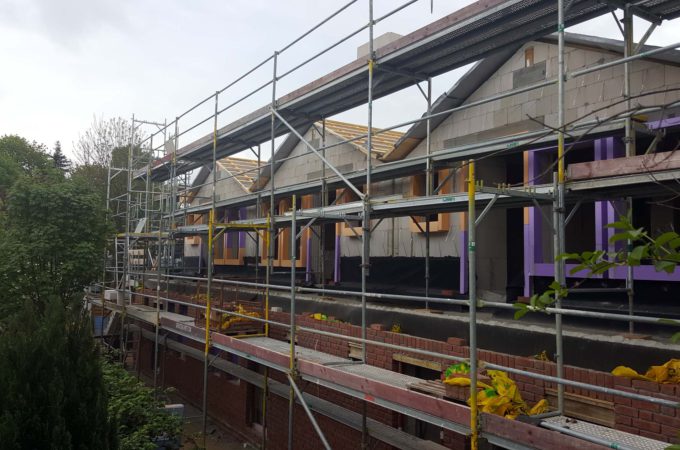 Wohnheimbau bin Hamburg-Neugraben