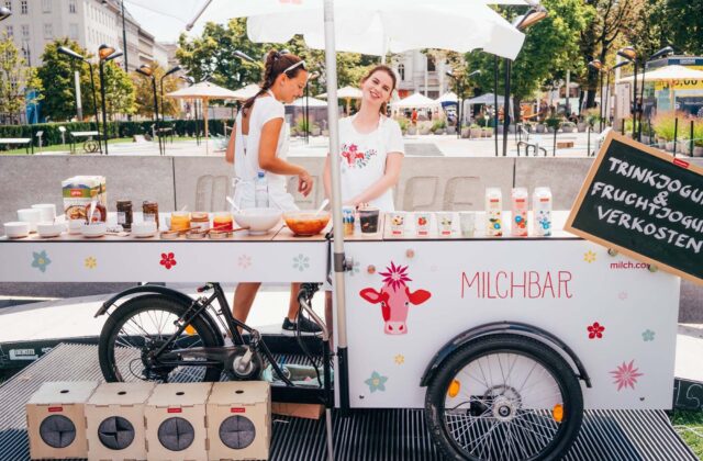 Food-Bike als Milchbar von Paul&Ernst Street Food Solutions) Food-Bike als Milchbar (Foto: Paul&Ernst Street Food Solutions)