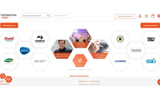 Intergastra Digital: Interaktiver Zugangsbereich Intergastra Digital: Interaktiver Zugangsbereich