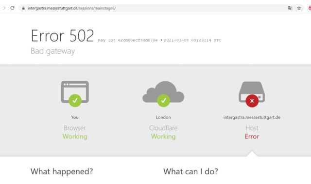 Intergastra Digital, Server-Überlastung Premiere Intergastra Digital, Server-Überlastung