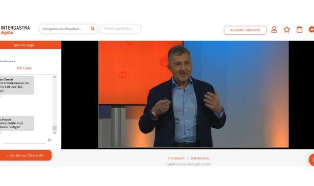 Pierre Niehaus spricht über Gastro-Trends 2020/21 Gastro-Trends aufgezeigt von Pierre Nierhaus