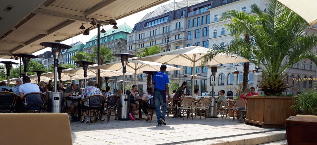 Hamburg, ALEX an der Alster (Alsterpavillon)