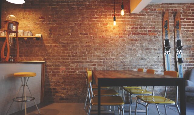 Beleuchtungskonzept: einfaches Bistro