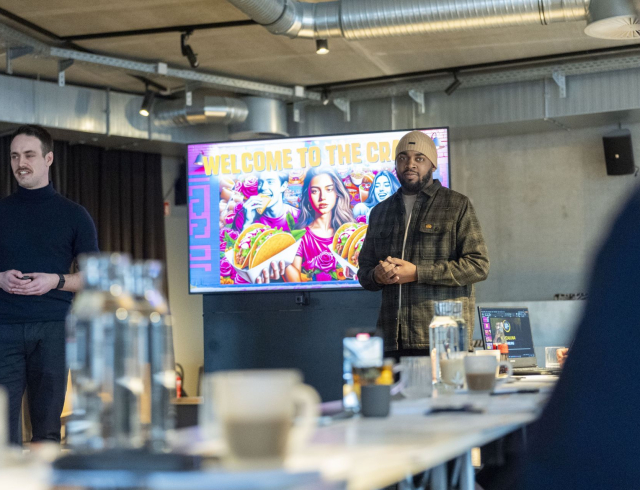 Nicklas Janus und Quency de Leon Roa, Gründer Taco Craze Düsseldorf (Internorga)