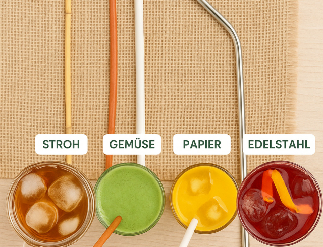 Nachhaltige Trinkhalme Nachhaltige Trinkhalme