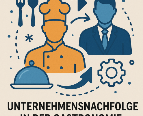 Symbolgrafik Unternehmensnachfolge in der Gastronomie